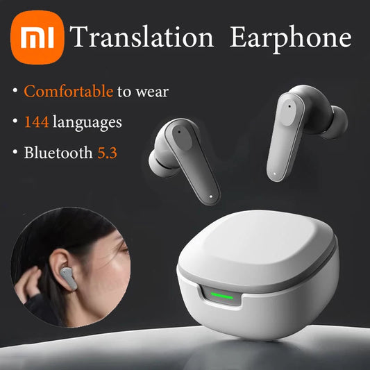 Xiaomi AI Intelligent Translation Bluetooth Headset Support 144 Languages Wireless Earphone In-Ear Business Headphones With APP