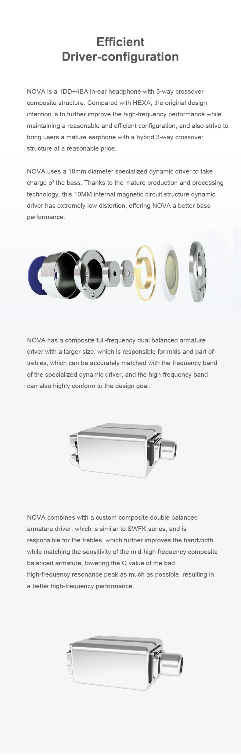 Truthear NOVA 1Dynamic 4 Balanced Ear Headphone with 0.78 2Pin Cable
