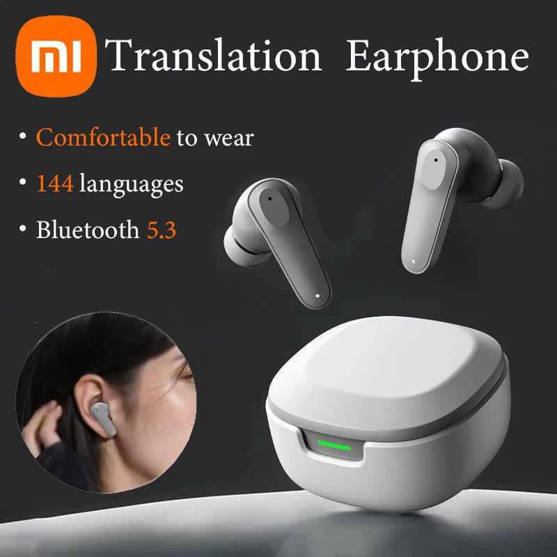 Xiaomi AI Intelligent Translation Bluetooth Headset Support 144 Languages Wireless Earphone In-Ear Business Headphones With APP
