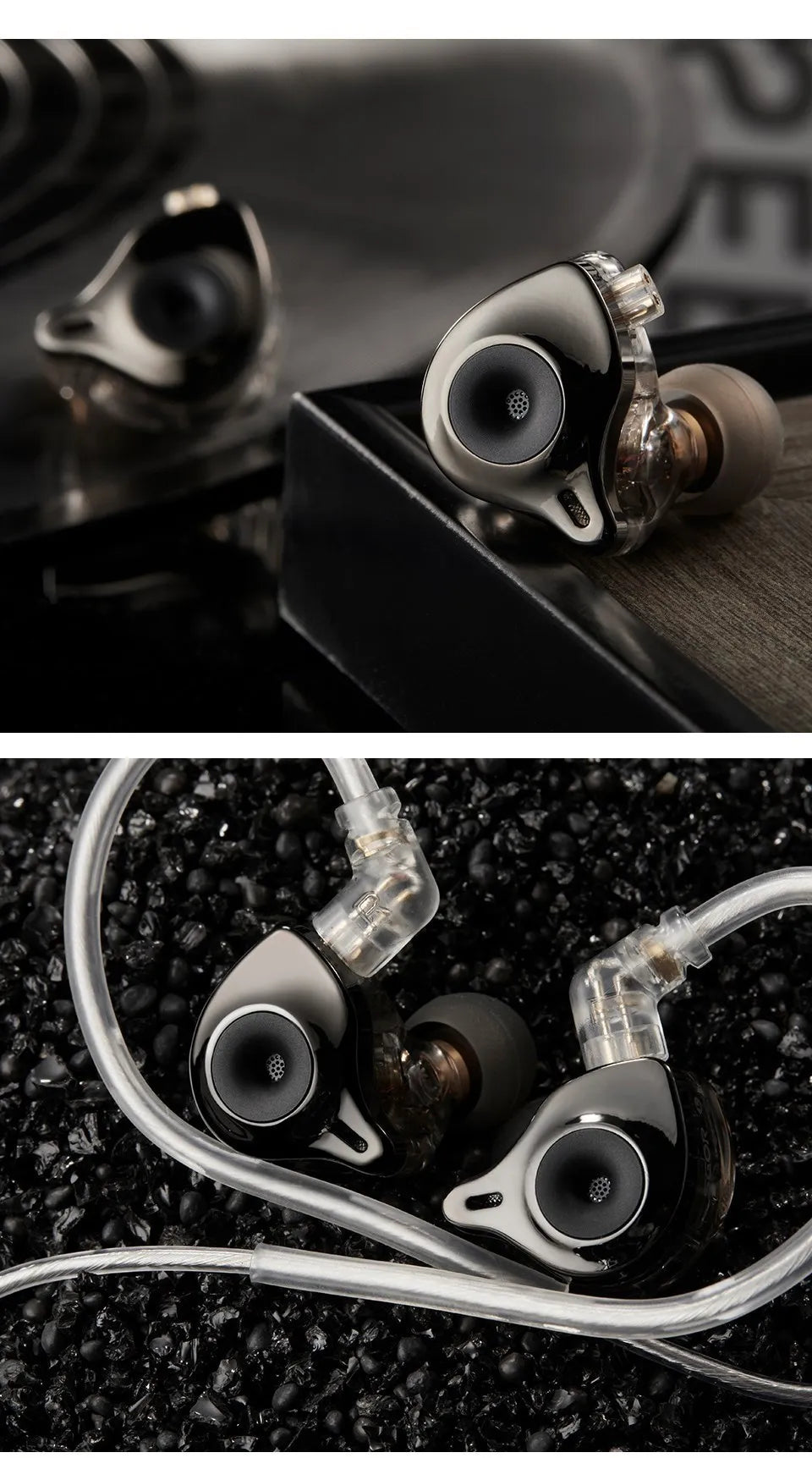 SGOR Adonis 1DD+1BA Hybrid Technology Earphones IEM In Ear Monitor HIFI Super Bass Earbuds Music Headphones For zsn pro castor