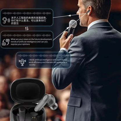 Xiaomi AI Intelligent Translation Bluetooth Headset Support 144 Languages Wireless Earphone In-Ear Business Headphones With APP