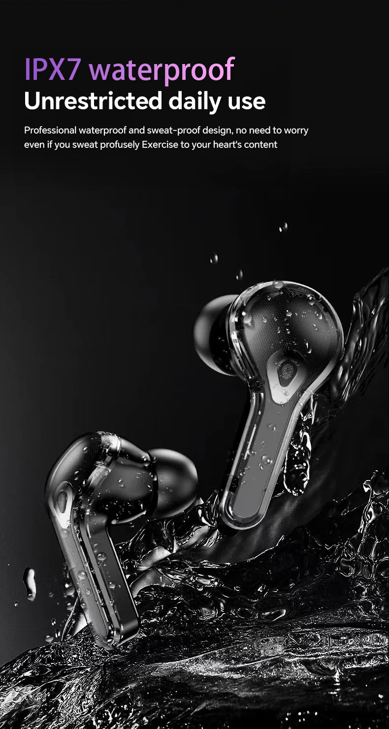 Translation Headphones with Multifunction Touch Screen Smart Wireless Bluetooth Earphone HiFi Audio Quality Business Earbud