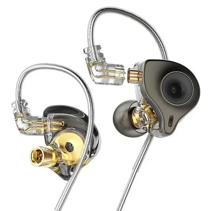 SGOR Adonis 1DD+1BA Hybrid Technology Earphones IEM In Ear Monitor HIFI Super Bass Earbuds Music Headphones For zsn pro castor