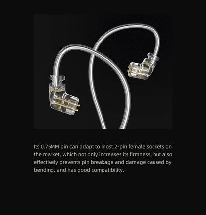 SGOR Adonis 1DD+1BA Hybrid Technology Earphones IEM In Ear Monitor HIFI Super Bass Earbuds Music Headphones For zsn pro castor