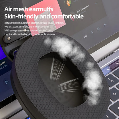 SmailWolf-L80 Bluetooth wireless three-mode headphones headset lightweight headset 2.4G gaming headsets sports bass